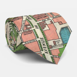 ベルサイユの庭園、1920年ヴィンテージ復元 ネクタイ