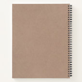 ベルサイユの庭園、1920年ヴィンテージ復元 ノートブック (裏面)