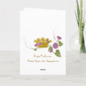 ベルサイユの日から日 カード (裏面)