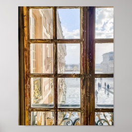 ベルサイユの美しい景色フランスの欧州都市 ポスター