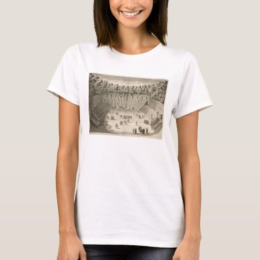 ベルサイユのSalle du BalのGroveから'Les P Tシャツ (正面)