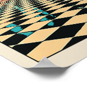 ベルサイユシャトーイラストレーションフランスポストカード ポスター (角)