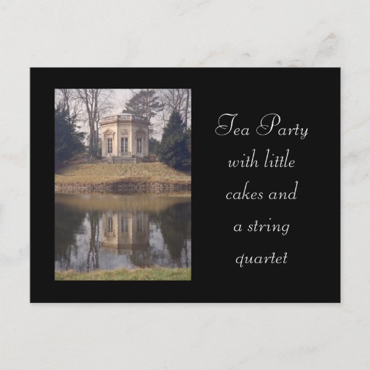 ベルサイユティーハウス ポストカード (正面)