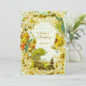 ベルサイユピーコック庭園の結婚式またはイベント 招待状 (スタンド正面)