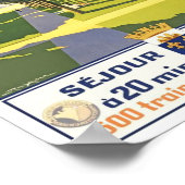 ベルサイユフランスヴィンテージトラベル ポスター (角)