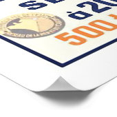 ベルサイユヴィンテージフランスの旅行ポスター ポスター (角)