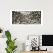 ベルサイユ凱旋門版木、銅版、版画 ポスター (ホームオフィス)