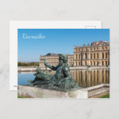 ベルサイユ城の庭にあるルローヌ像 ポストカード (正面/裏面)