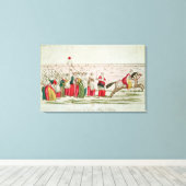 ベルサイユ女性行進 キャンバスプリント (インサイチュ (ウッドフロア))