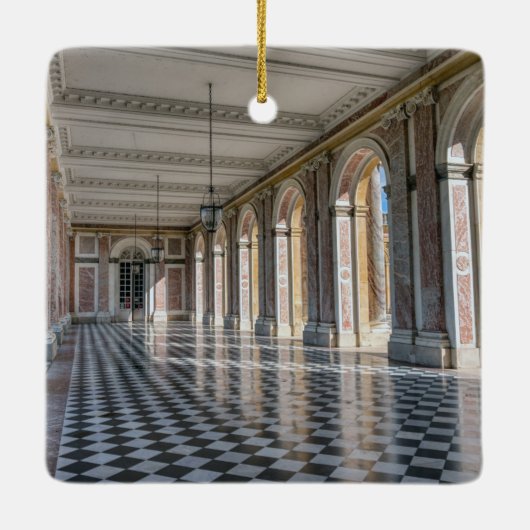 ベルサイユ宮殿のグランドトリアノン様式 セラミックオーナメント (裏面)