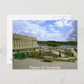 ベルサイユ宮殿の庭園はがきヴィンテージ 王室の ポストカード (正面/裏面)