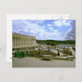 ベルサイユ宮殿の庭園はがき ポストカード (正面/裏面)