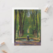 ベルサイユ宮殿の庭園（フランス） カード (正面/裏面インサイチュ)