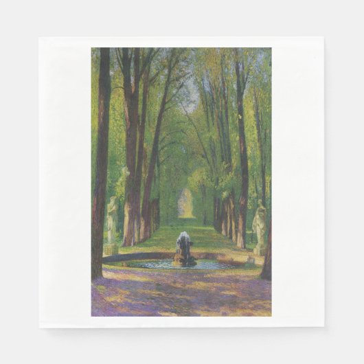 ベルサイユ宮殿の庭園（フランス） スタンダードランチョンナプキン (正面)