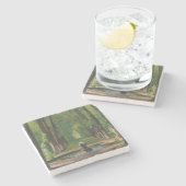 ベルサイユ宮殿の庭園(フランス) ストーンコースター (横)