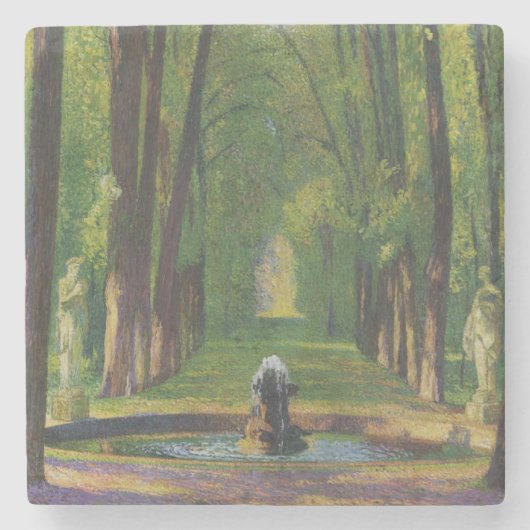 ベルサイユ宮殿の庭園(フランス) ストーンコースター (正面)