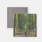 ベルサイユ宮殿の庭園（フランス） マグネット (正面/裏面)