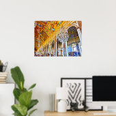 ベルサイユ宮殿フォトイラストレーション。 ポスター (ホームオフィス)