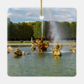 ベルサイユ庭園のドラゴンファウンテン – フランス セラミックオーナメント (裏面)