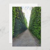 ベルサイユ庭園フォトグリーティングカード (正面/裏面)