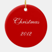 ベルサイユ・クリスマスでのマリー・アントワネット セラミックオーナメント (裏面)