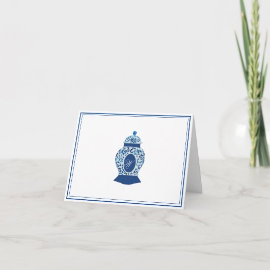 ベルサイユ シノワゼリー ジンジャージャー モノグラム W サンキューカード (正面)