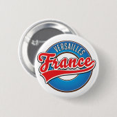 ベルサイユ・フランスのロゴ 缶バッジ (正面&裏面)