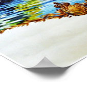 ベルサイユ,フランス,ヴィンテージ旅行ポスター ポスター (角)