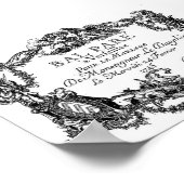 ベルサイユ – Billet d'entre du mariage - 1745 ポスター (角)