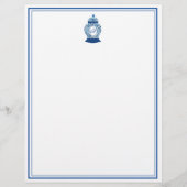 ベルサイユChinoiserie Ginger JarモノグラムA レターヘッド (正面)