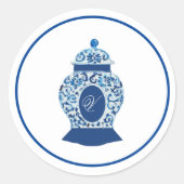 ベルサイユII シノワズリー ジンジャージャー モノグラムV ラウンドシール (正面)