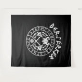 ベルサークバイキングドイツ語ルネの北欧神話 タペストリー (正面(横))