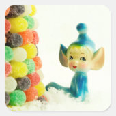 ベルザピクシー小妖精や小人 スクエアシール (正面)