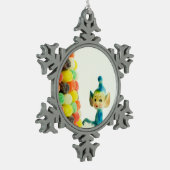 ベルザピクシー小妖精や小人 スノーフレークピューターオーナメント (左)