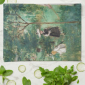 ベルザモリソザバタフライ狩り キッチンタオル (折り畳み)