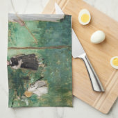 ベルザモリソザバタフライ狩り キッチンタオル (四つ折り)