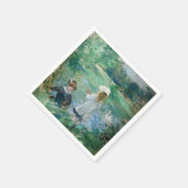 ベルザモリソト – 湖の横 スタンダードカクテルナプキン (角)