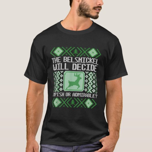 ベルシおもしろいンケルインピッシュまたは称賛に値する応援恐怖Ch Tシャツ (正面)