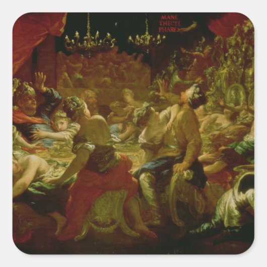 ベルシャザールの饗宴 スクエアシール (正面)