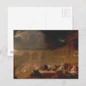 ベルシャザールの饗宴 ポストカード (正面/裏面)