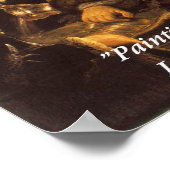 ベルシャザールの饗宴&レンブラント引用文ポスター ポスター (角)