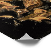 ベルシャザールの饗宴c.1636-38 ポスター (角)