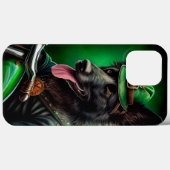 ベルジアンシェパードの自転車運転 セントパトリックデー Case-Mate iPhoneケース (裏面 (横))