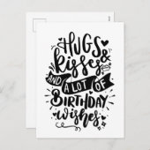 ベルジャルダグスカートハグズキス&誕生日ウィッシュ シーズンポストカード (正面/裏面)