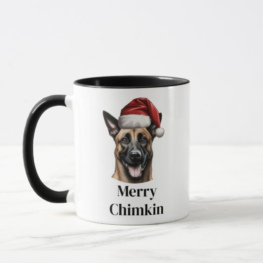 ベルジャンマリノア サンタ帽子 クリスマス マグカップ (左)
