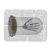 ベルジャーのスケルトンハンド2 マグネット (横)