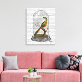 ベルジャーの鳥 キャンバスプリント (インサイチュ (リビング))
