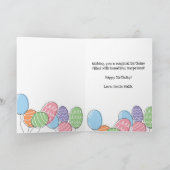 ベルジュブリュッセルグリフォンクロップドイヤーズ誕生日 カード (内部)