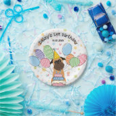 ベルジュブリュッセルグリフォン犬の誕生日パーティー ペーパープレート (パーティー)