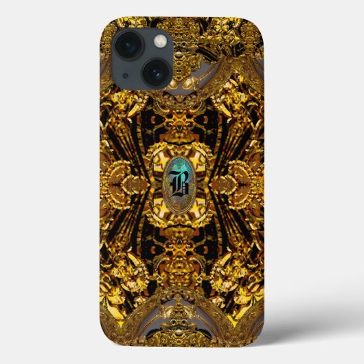 ベルジョージロマンチックエレガントモノグラム Case-Mate iPhoneケース (裏面)